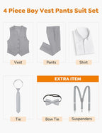 ELPA ELPA Boys' Formal Suit Set, - Image 2