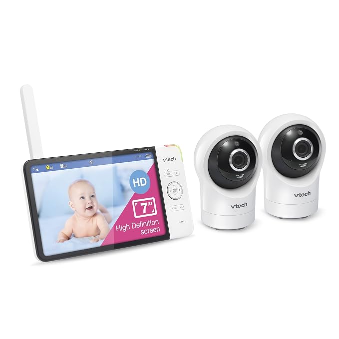 VTech RM7764-2HD Smart WiFi 2 Camera BabyMonitor, 360° Pan&Tilt, 10X Zoom - Image 13