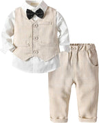 ARTMINE Toddler Boy Clothes Suit Gentleman Wedding Outfits, Formal Dress by Artmine