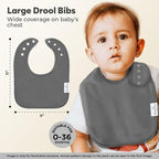 Organic Cotton Baby Bibs for Boys & Girls – Soft, Absorbent Teething & Drool - Image 4