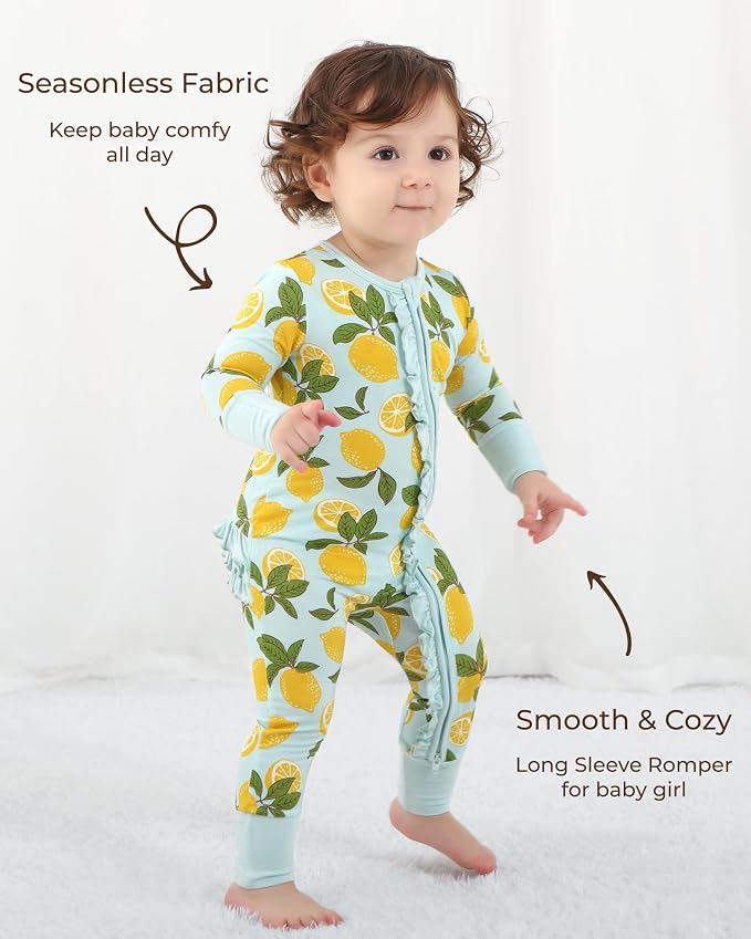 Baby Girl Romper Viscose from Bamboo Jumpsuit - Image 4