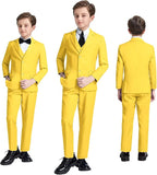 JPF Boy's Formal Suit Set Slim Fit Kids Tuxedo Suits - Image 6