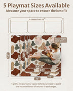 Blissful Diary Baby Play Mats for Floor, 71x59 Inch Extra Thicker & Large Soft - Image 3