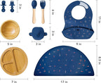 Bamboo Baby Feeding Set for Infants & Toddlers - Image 5
