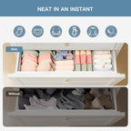 Criusia Drawer Organizer Clothes, 10 Pack Dresser Organizer - Image 3