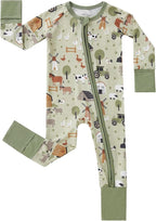 pureborn Baby Infant Boys Girls Sleeper Snug Fit Viscose from Bamboo Pajamas by pureborn
