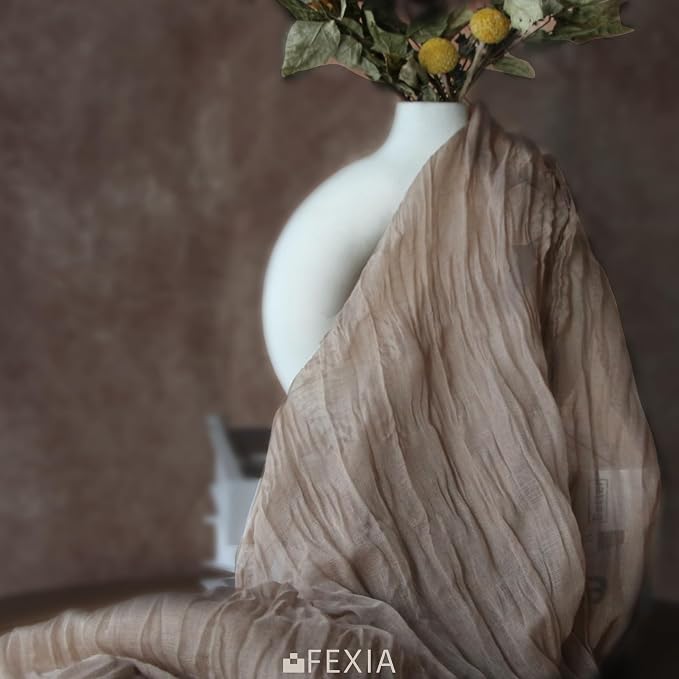 FEXIA 6 Pack Nude Table Runner 35x120 Inches - Image 5
