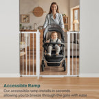 Cumbor 36" Extra Tall Baby Gate - Image 9