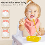 Muslin Baby Bibs, Soft Triangular Baby Bandana Drool Bibs - Image 5