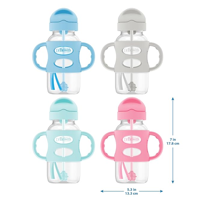 Dr. Brown's Milestones Wide-Neck Sippy Straw Bottle - Image 11