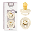 BIBS Pacifiers Colour Collection | Natural Rubber Baby Pacifier | Set of 2 by BIBS