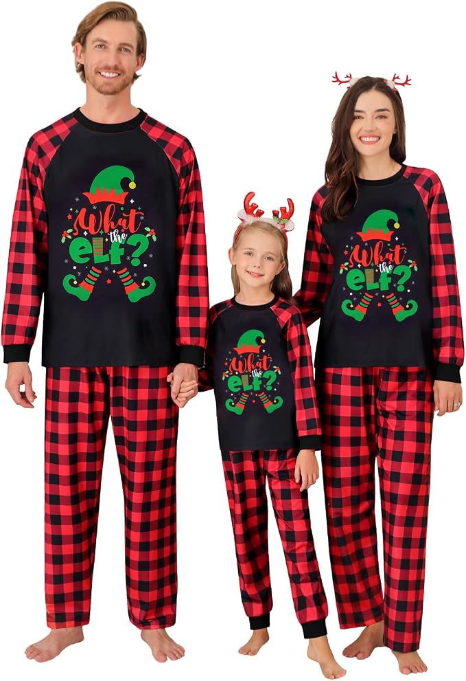 Weixinbuy Family Pajamas Set Christmas Pjs Matching Clothes Pajamas by Weixinbuy
