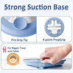 Stainless Steel Suction Plates for Toddlers, Non Toxic Non Slip Portion Control - Image 6