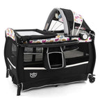 BABY JOY 4 in 1 Pack and Play, Portable Baby Playard by BABYJOY