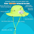 SwimZip Wide Brim Sun Hat | UPF 50+ Protection - Image 3