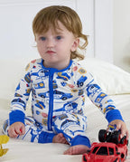 Bamboo Viscose Baby Convertible Footie Pajama, Zipper Pajamas - Image 6
