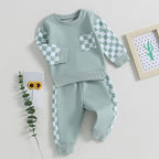 Fernvia Toddler Baby Girl Clothes 3 6 9 12 18 24 Months Fall Outfits Solid Long - Image 2