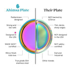 Ahimsa Stainless Steel Kids Dinnerware Set - Image 8