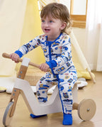 Bamboo Viscose Baby Convertible Footie Pajama, Zipper Pajamas - Image 5