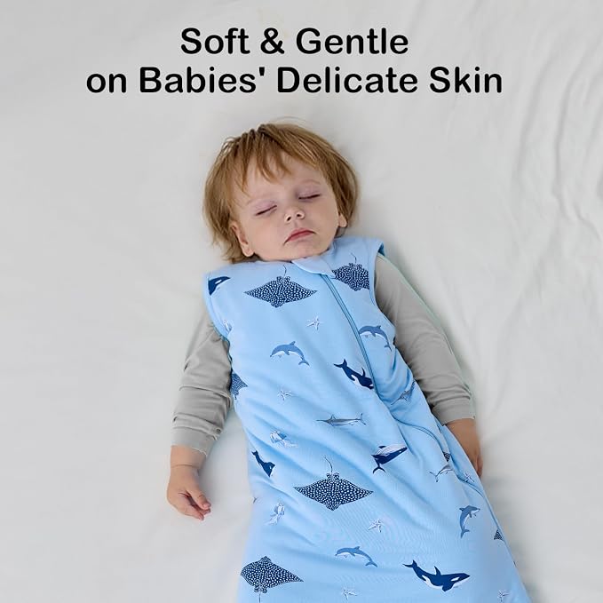 BubblePanda Rayon Made from Bamboo Sleep Sack 18-24 Months 0.5 Tog Soft - Image 4