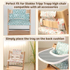 Waterproof & Compatible Stokke Tripp Trapp Cushion Set - Image 3