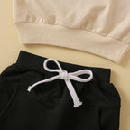 Toddler Baby Boy Clothes Solid Color Long Sleeve Crewneck Sweatshirt Top Casual - Image 5