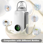 Portable Bottle Warmer, Travel-Friendly, Fast-Heating, Cordless & Rechargable - Image 6