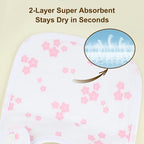 Baby Bibs Soft and Absorbent Organic Cotton Bandana Drool Bibs Set - Image 2