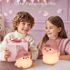 Penguin Night Light, Cute Pink Penguin Lamp - Image 6