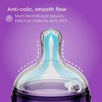 Smilo Baby Bottle Set with Stage 0 Slow Flow Anti Colic Nipple, 5 Oz / 150 ml - Image 3