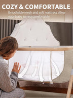 Baby Bassinet, Bassinet Bedside Sleeper - Image 4