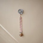 mushie Linen Baby Pacifier Clip Holder | Soft Fabric Strap - Image 3