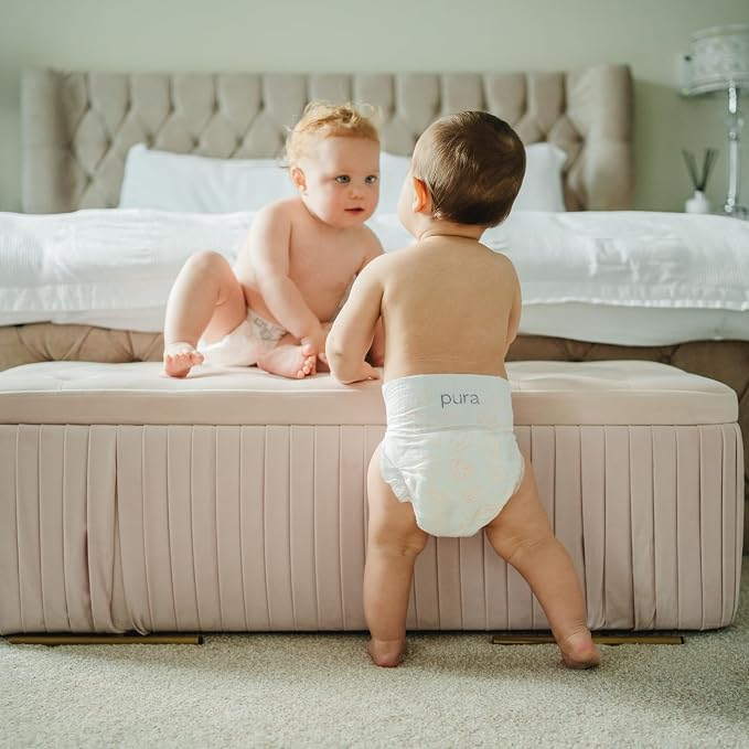 Pura Size 6 Eco-Friendly Diapers Hypoallergenic, Soft Organic Cotton, - Image 10