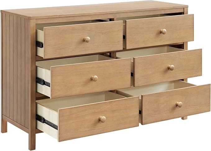 Soho Baby Everlee 6 Drawer Dresser, Honey Wood - Image 4