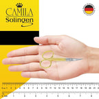 CS05 Professional Nail Cuticle Scissors, Hypoallergenic Gold Plated Sharp - Image 4