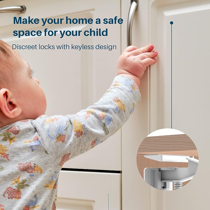 Inaya Cabinet Locks Child Safety Latches - Image 3