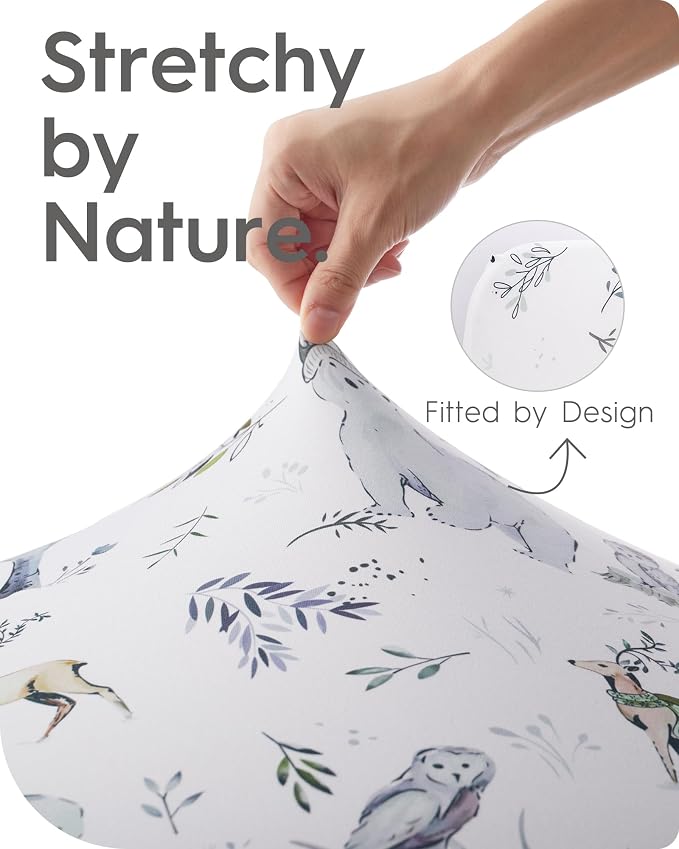 Bassinet Sheets for Baby Boy Girl, TotBasic Buttery Soft Universal Bassinet - Image 5