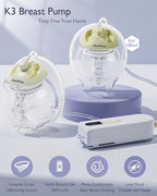 Breast Pump Hands Free K3 Updated, Wearable Breastfeeding Pump - Image 5