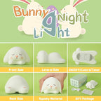 LOVERUIS Night Lights Squishy Light Bunny Colorful Night Light - Image 5