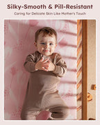 Baby Crib Sheets for Boys Girls, Breathable Soft Microfiber Baby Sheet Pink - Image 2