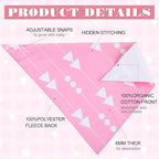 Janmercy 5 Pack Adult Drool Bandana Bibs Soft Adjustable Absorbent Christmas - Image 4