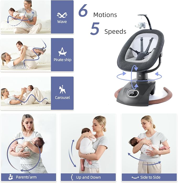 Electric Baby Swing for Infants - Image 3