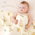 Ultra Soft Muslin Baby Blanket, Made of Viscose from Bamboo, A Versatile - Image 2
