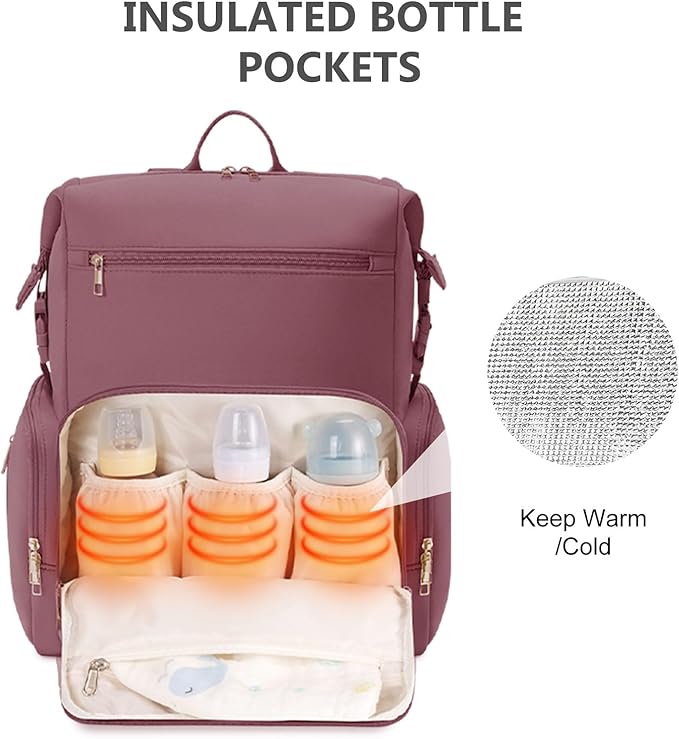 CEI-CEI Neoprene Diaper Bag Backpack Large Newborn Baby Maternity Bags - Image 2
