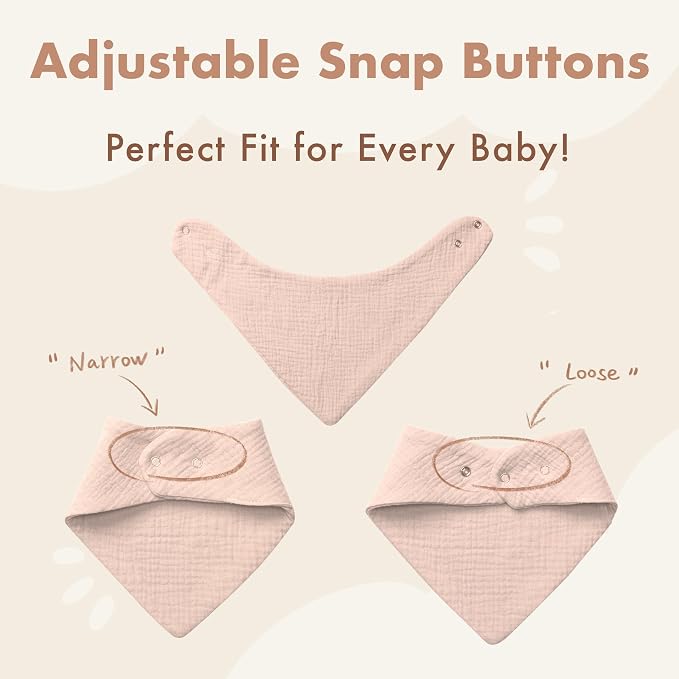 Baby Bibs 8-Pack - Image 2