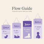 Lansinoh NaturalWave Baby Bottle Nipples, Medium Flow, Size M, 3+ Months - Image 2