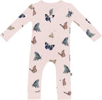 KYTE BABY Unisex Rayon Made From Bamboo Zippered Rompers 0-24 Months by KYTEBABY