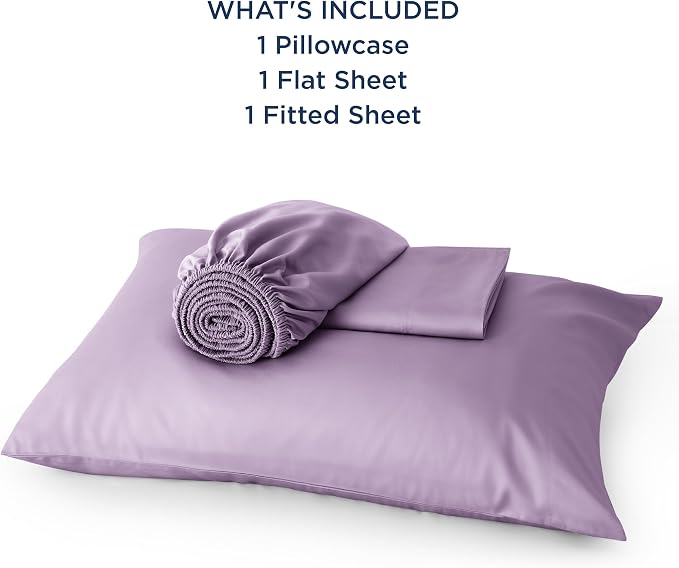 Bedsure Cooling Sheets Twin, Rayon Derived from Bamboo, Breathable & Soft Twin - Image 6