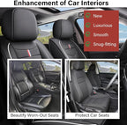 Leather Car Seat Covers Fit for LR LR4 2009-2016, 5 Seater Waterproof and - Image 6