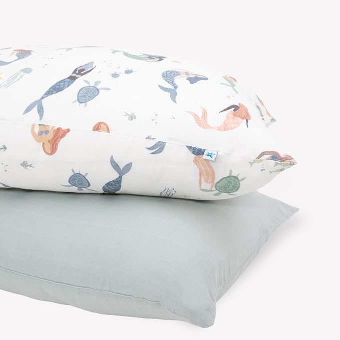 Little Unicorn Standard Pillowcase 2 Pack | Super Soft & Breathable Muslin by LittleUnicorn